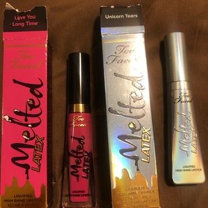 Too Faced Liquid Latex Lipsticks. 2
